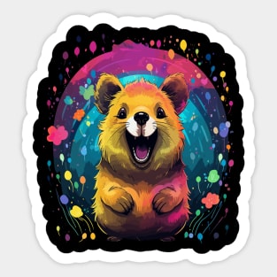 Quokka Happiness Sticker